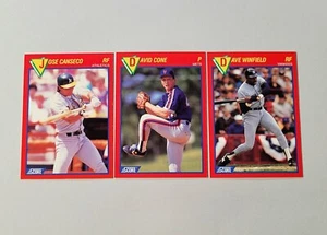 1989 Score Baseball's 100 Hottest Players MLB Cards U-Pick/Complete Your Set - Picture 1 of 201
