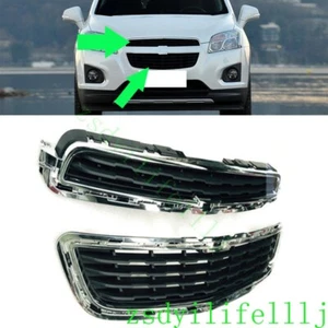2x For Chevrolet Trax 2013 2014 2015 Car Front Upper Lower Grille Gird Cover - Picture 1 of 1