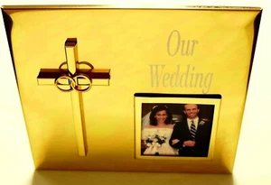 OUR WEDDING PLAQUE WITH PHOTO FOR YOUR WEDDING PHOTO - Picture 1 of 4