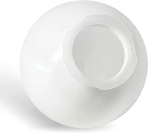 KastLite 10" White Acrylic Lamp Post Globe with 4-5/8" Twist Lock Neck - Picture 1 of 8