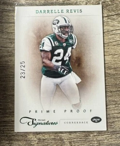2012 Panini Prime Signatures Green Prime Proof Darrelle Revis /25 SSP! NY JETS - Picture 1 of 2