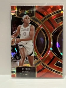 2024 WNBA Select #180 Jackie Young Premier Level Red Ice Prizm - Picture 1 of 2
