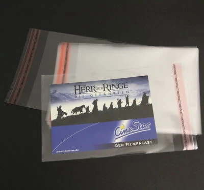 MARI-MEDIENVERPACKUNGEN 300 St. DIN A6 B6 C6 hochtransparente Schutzhüllen für 3D Karten Fotos Postkarte