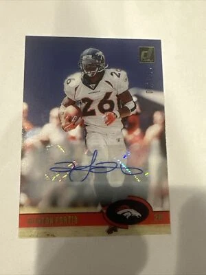 2023 Clearly Donruss Football Clinton Portis Auto 70/100 Broncos 🔥🔥 - Image 1 of 2