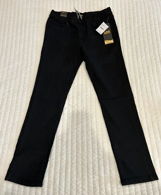 Lee Niña Talla Grande (14-16)-Pull-on-Pantalón-Elástico Cintura Cordón-Negro-Elástico Foto 1 de 4