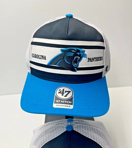 47 Brand Carolina Panthers Gridiron Super Stripe '47 Hitch NFL Branded Hat - Bild 1 von 2