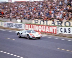 1966 KEN MILES #1 GT Ford MK II Glossy 8x10 Photo 24 Hours of Le Mans Print - Picture 1 of 1