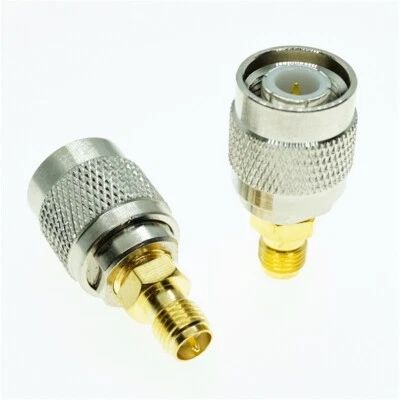 Adapter RP-SMA jack Female to TNC Male plug RF Coaxial Connector Straight - Image 1 of 2