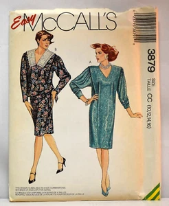 McCall's Misses One Or Two Piece Dress Size: CC 10-12-14-16 Uncut Pattern # 3879 - Picture 1 of 2