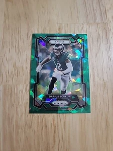 2023 Prizm DARIUS SLAY Green Ice Prizm #239 Color Match Philadelphia Eagles SSP - Picture 1 of 10