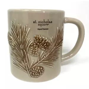 Tazza caffè cabina invernale piazza San Nicola ramo di pino Natale - Foto 1 di 3