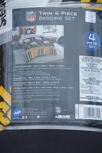 NFL Pittsburgh Steelers 4-teiliges Twin-Bettwäsche-Set - Bild 1 von 11