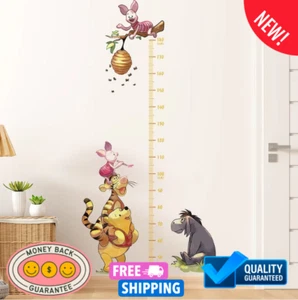 Winnie the Pooh Height Chart Wall Sticker – Cute Growth Tracker for Kids - Picture 1 of 7