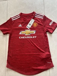 ADIDAS MANCHESTER UNITED 20/21 TRIKOT DAMEN NEU MIT ETIKETT GRÖSSE S ROT - Bild 1 von 10