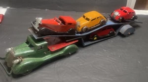 Marx Wyandotte Rare Green Auto Transport Truck And Trailer Make Offer - Picture 1 of 9