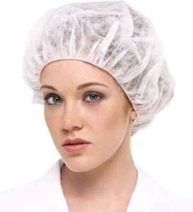 10 Disposable Caps Beauty Hair Food Catering Kitchen Restaurant Workwear Hat Net - Picture 1 of 2