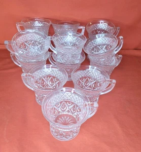 Pressglas Tasse Punsch Cape Cod klar IMPERIAL GLAS OHIO - Bild 1 von 12