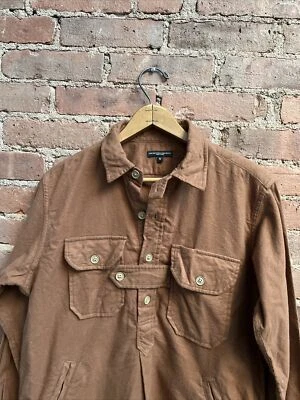 Рубашка мужская Engineered Garments размер Small руссет 100% хлопок фланель - Изображение 1 из 4