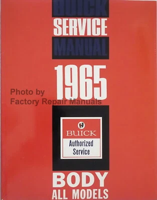 1965 Buick All Body Manual de Serviço Loja Reparo Reimpressão Electra Gran Sport Etc. - Imagem 1 de 2