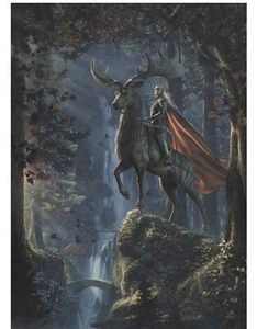Weta Thranduil Paper Giclee VanderStelt Ltd Ed 86/2000 16x24 Lord of the Rings - Picture 1 of 1