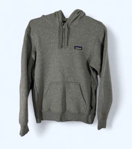 Patagonia Sweatshirt Men SMALL Gray Pullover Uprisal Hoodie Regular Logo READ - Picture 1 of 7