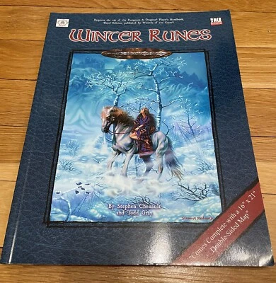Dungeons & Dragons: Winter Runes con mapa D20 Troll Lord Games Foto 1 de 3