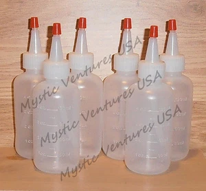 6 botellas tampón de 4 oz DORADAS prospección limpieza sartén esclusa ENVÍO RÁPIDO GRATUITO - Imagen 1 de 3