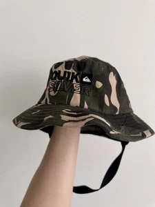 Quiksilver Camuflaje Protección Solar Floppy Bucket Hat con Correa Talla M - Imagen 1 de 10