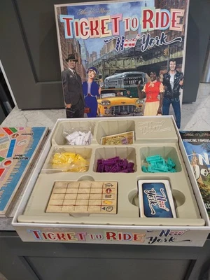 Ticket To Ride New York Board Game - Complete - Great Shape  - Image 1 of 4