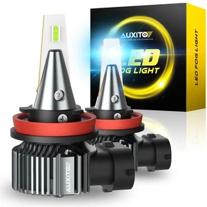 AUXITO LED Fog Light Bulbs H8 H11 Ice Blue 8000K Driving Lamp Bulb DRL Foglights - Foto 1 di 16
