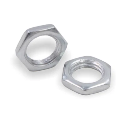 10x Sechskantmutter M10x1, ISO 4035, niedrige Form Höhe 3mm Schlüsselweite 14mm - Bild 1 von 2