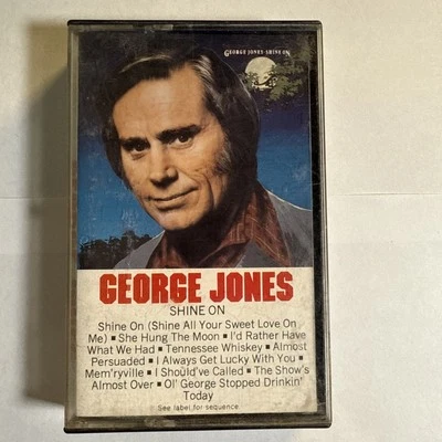 George Jones "Shine On" Cassette Tape 1983 Epic Records - Image 1 of 2