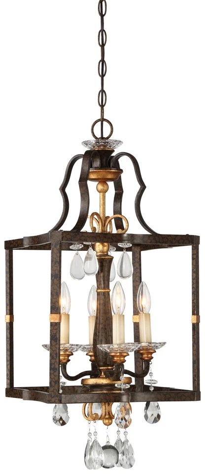 Colgante Metropolitan N6463-652 Chateau Nobles 4 luces 14" W - Bronce Foto 1 de 1