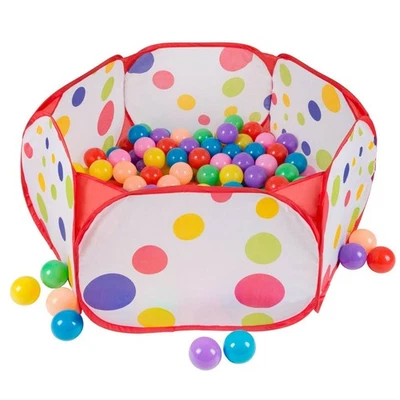 Ball Pit with Balls Six-Sided Pop-up Play Pen with 200 Non-Toxic Plastic Balls - Image 1 of 4