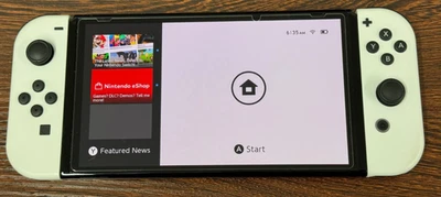 Nintendo Switch OLED Model 64GB White Handheld Console Mint Cond +  Travel Pouch - Image 1 of 4