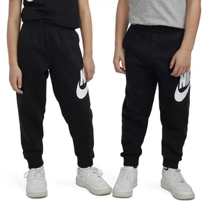 Nike Kids Size 4 Sportswear Club Large Logo Fleece Joggers NWT - Picture 1 of 4