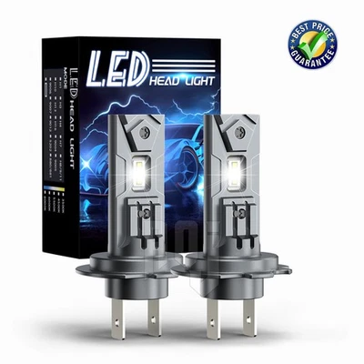 For Mercedes-Benz CLK500 2003-2009 2x H7 LED Headlight Kit High &Low Beam Bulbs - Image 1 of 4