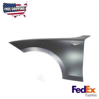 Guardabarros delantero de acero imprimado lado del conductor para BMW 128i 135i 2008-2013 serie 1 M Foto 1 de 4