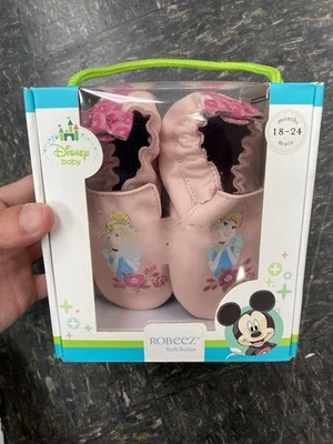 NUEVO EN CAJA Robeez Cenicienta zapatos Talla Bay 18-24  Foto 1 de 4