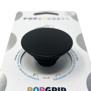 PopSockets PopGrip Premium Phone Grip & Stand - Aluminum Black - Picture 1 of 3