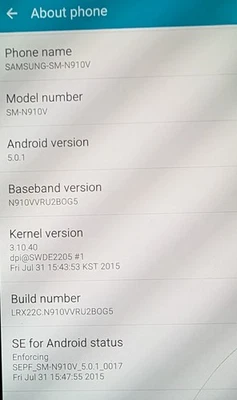 Samsung Galaxy Note 4 - 32 GB - Charcoal Black (Verizon) - Image 1 of 4