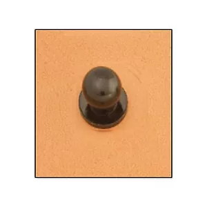 Button Tachil 1/4" (7 mm) Screwback Negro 11309-17 por Tandy Leather - Imagen 1 de 2