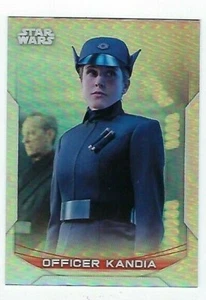 2020 CHROME PERSPECTIVES STAR WARS BASE REFRACTOR #43-F OFFICER KANDIA - Picture 1 of 1