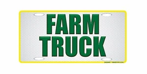 FARM USE VEHICLE TRUCK METAL CAR NOVELTY LICENSE PLATE AUTO TAG - Picture 1 of 10