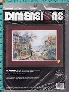 "Wellow Lane" ©1994 Dimensions Crewel Embroidery Kit # 1430 NEW SEALED - Picture 1 of 4