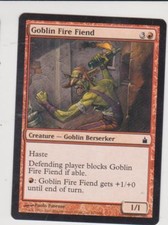 Magic MTG Tradingcard Ravnica City of Guilds 2005 Goblin Fire Fiend 127/306