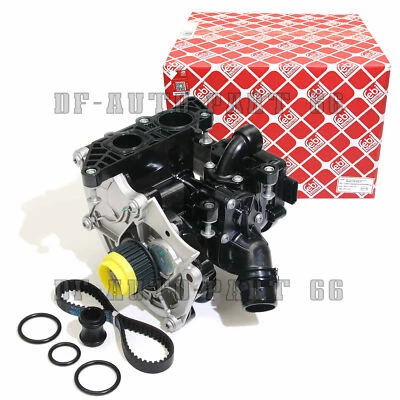 Conjunto de termostato de bomba de agua para VW GTI MK7 AUDI A4 A5 EA888 MK3 1.8 2.0TFSI Foto 1 de 4