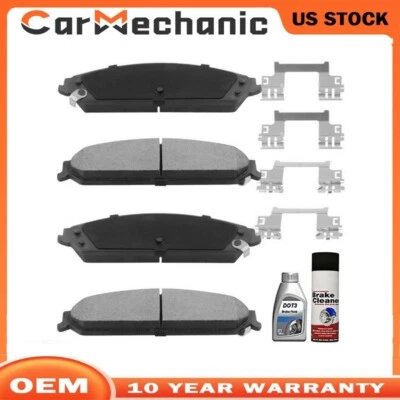 (4) Pastillas de freno delanteras con líquido de frenos para Century Lesabre Pontiac Montana L15CA Foto 1 de 4