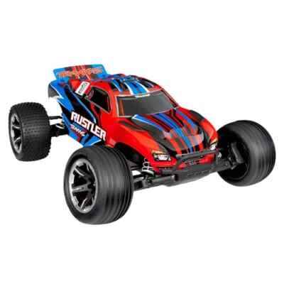 TRAXXAS RUSTLER 2WD HD W/USB-C - RED - Image 1 of 3