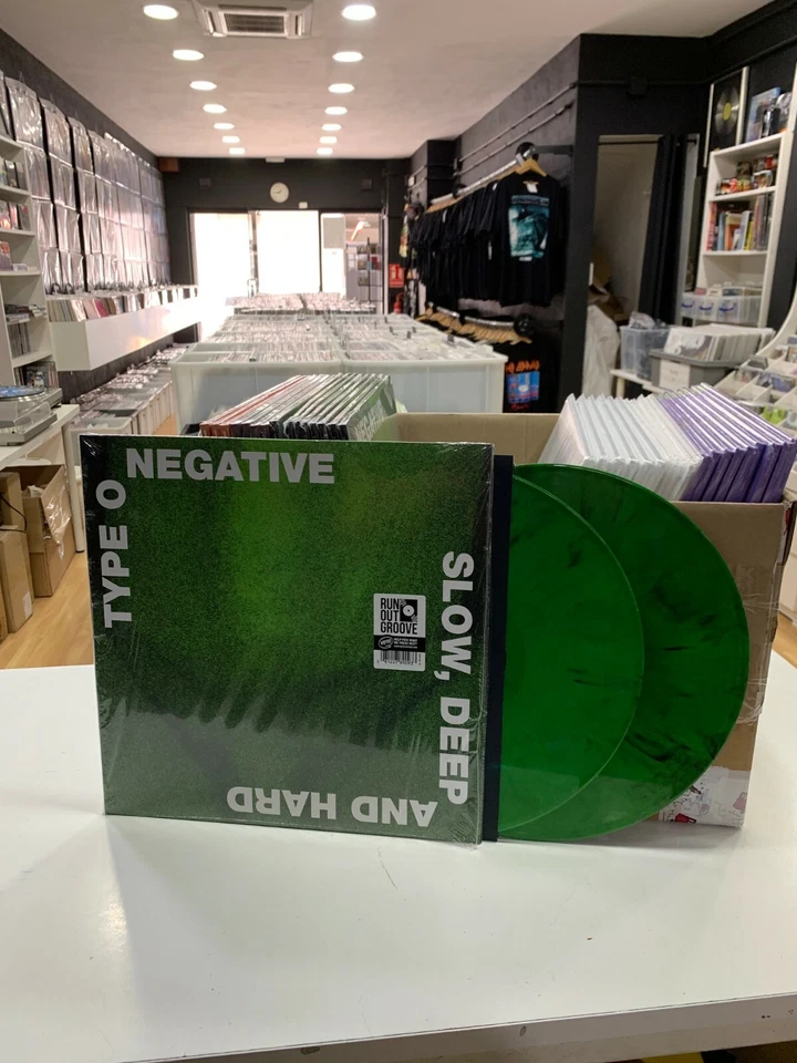Type O Negative 2 LP Slow Deep And Hard Green Vinyl Sealed 2021 - Image 1 of 1